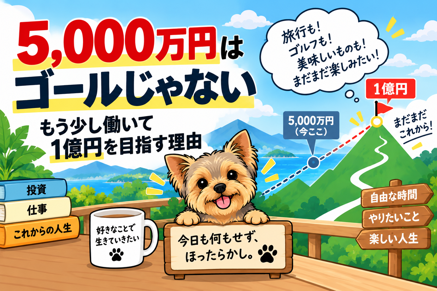 5000万円はゴールじゃない 1億円を目指す